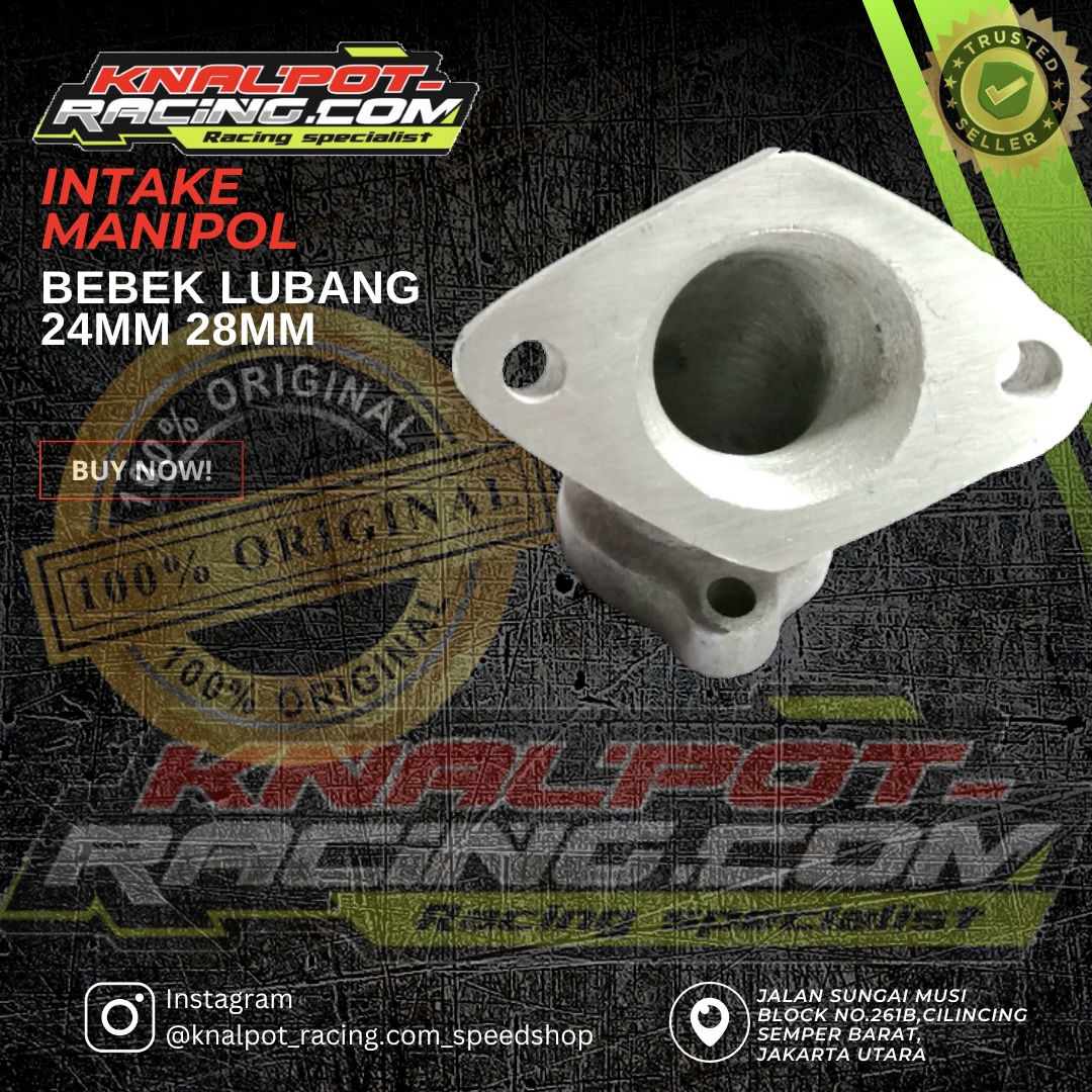 INTAKE MANIPOL BEBEK LUBANG 24MM 28MM 